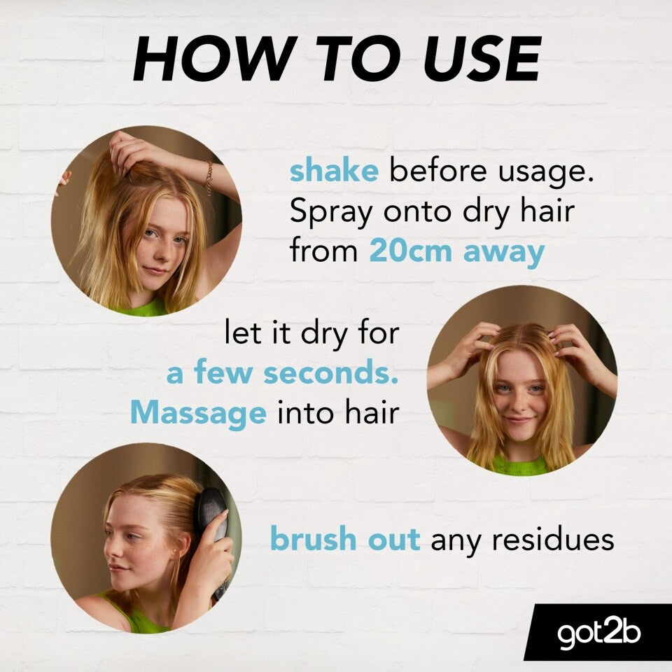 Got2b Extra Texture Dry Shampoo 200ml