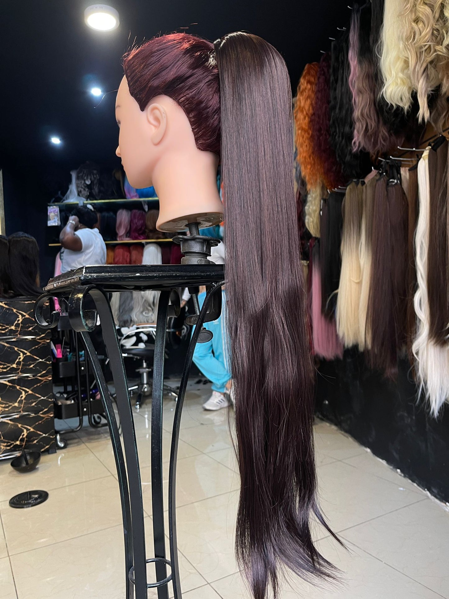 32 Inch Dark Brown Ponytail