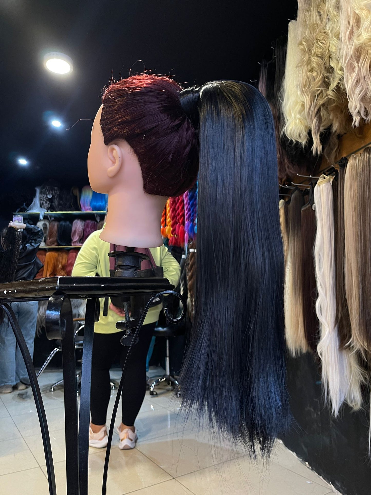 20 Inch Black Ponytail