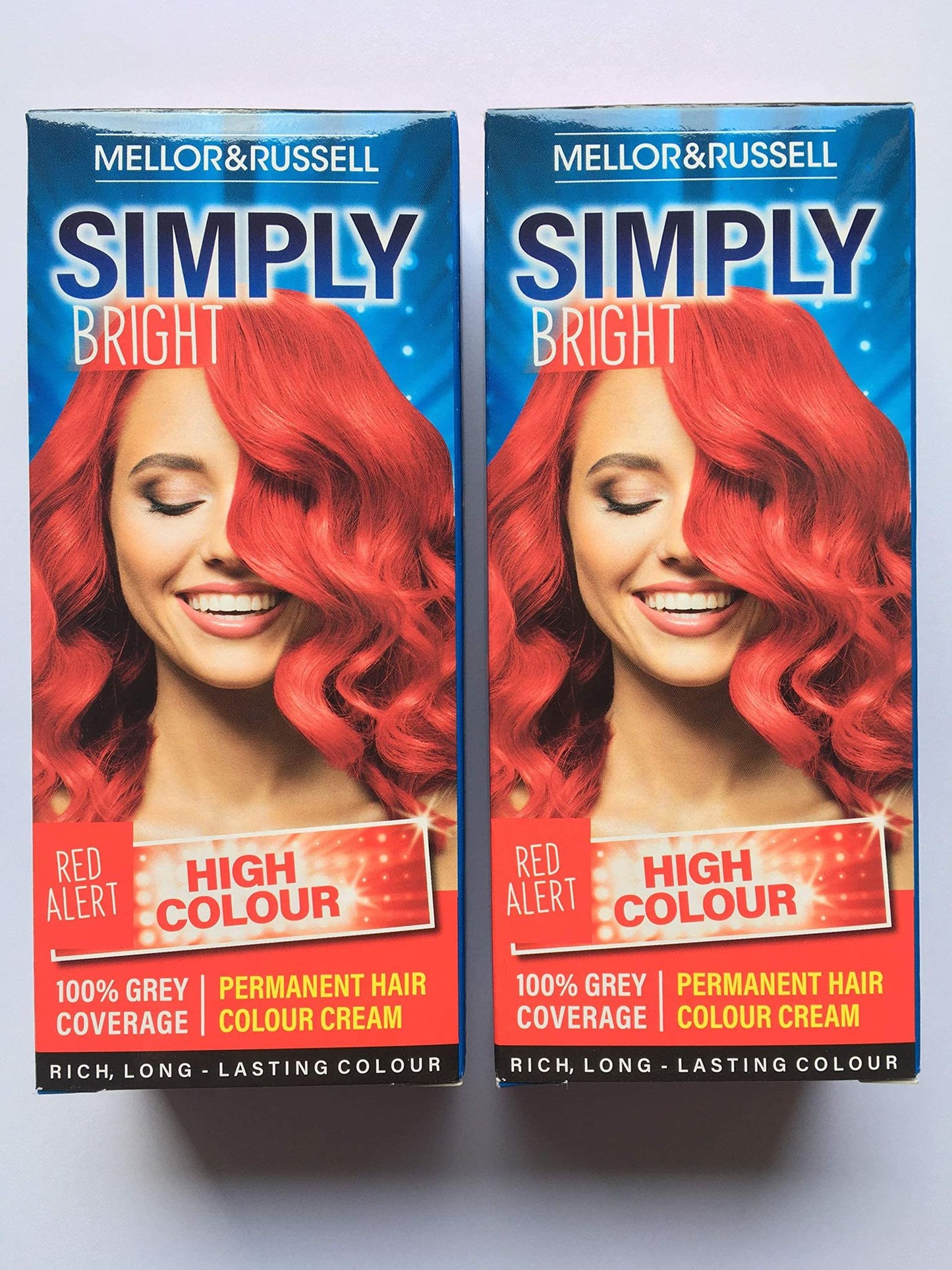 Red Hair Dye Box