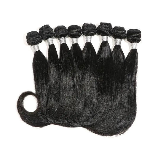 8 Inch Natural Black Human Hair Bundles