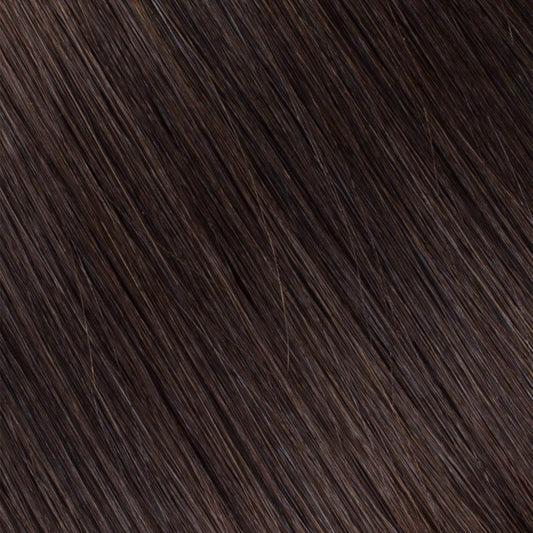 Couture Weft Clip-in Extensions, Dark Brown