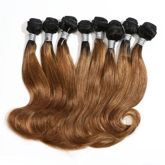 8 Inch Ombre Human Hair Bundles 120g