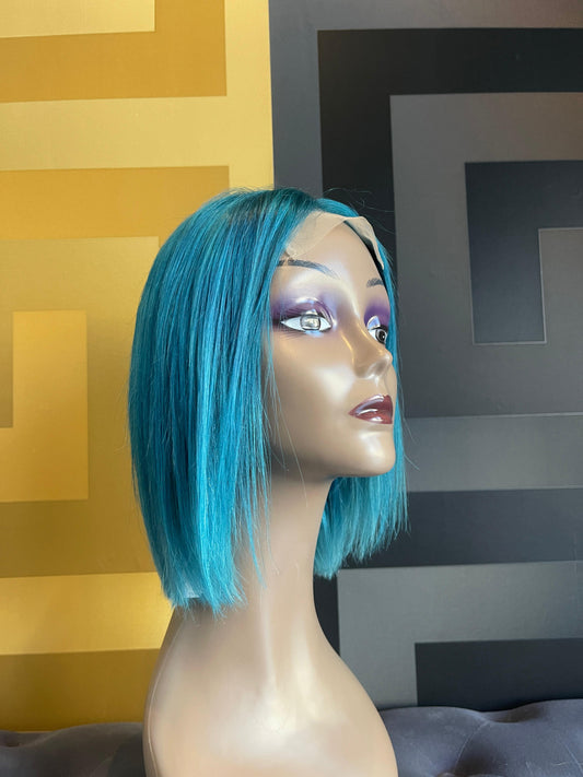 %50 OFF BLACK FRIDAY SALE ! Bright Blue Lace Wig