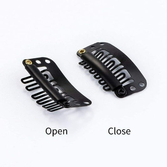 Clip For Hair Extensions/Wigs Black Color