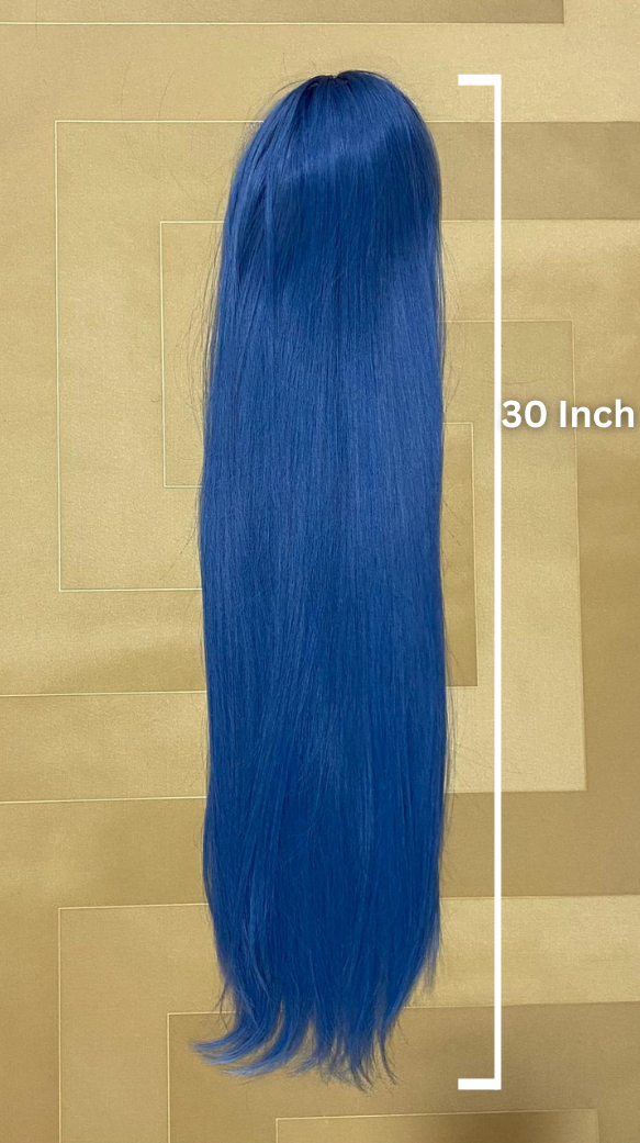 30 Inch Blue Ponytail