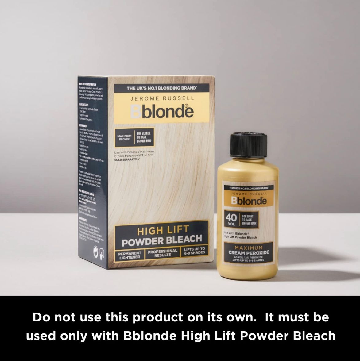 40 VOL Bblonde Cream Peroxide 75ml