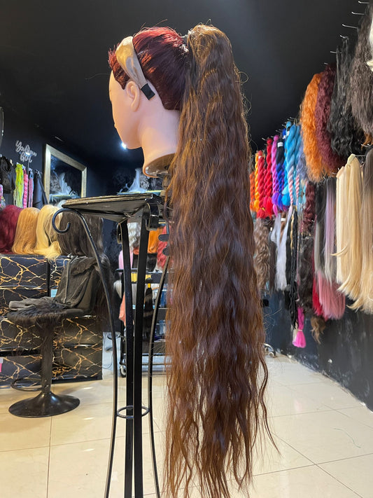 34 Inch Brown Ponytail