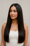Couture Weft Clip-in Extensions, Dark Brown