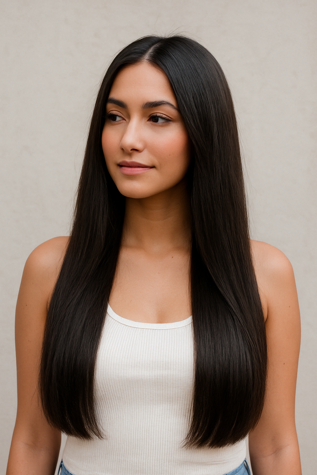 Couture Weft Clip-in Extensions, Dark Brown