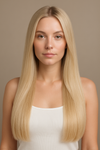 Couture Weft Clip-in Extensions, Sun-Kissed Blonde