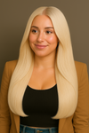 Couture Weft Clip-in Extensions, Classic Blonde (#613)