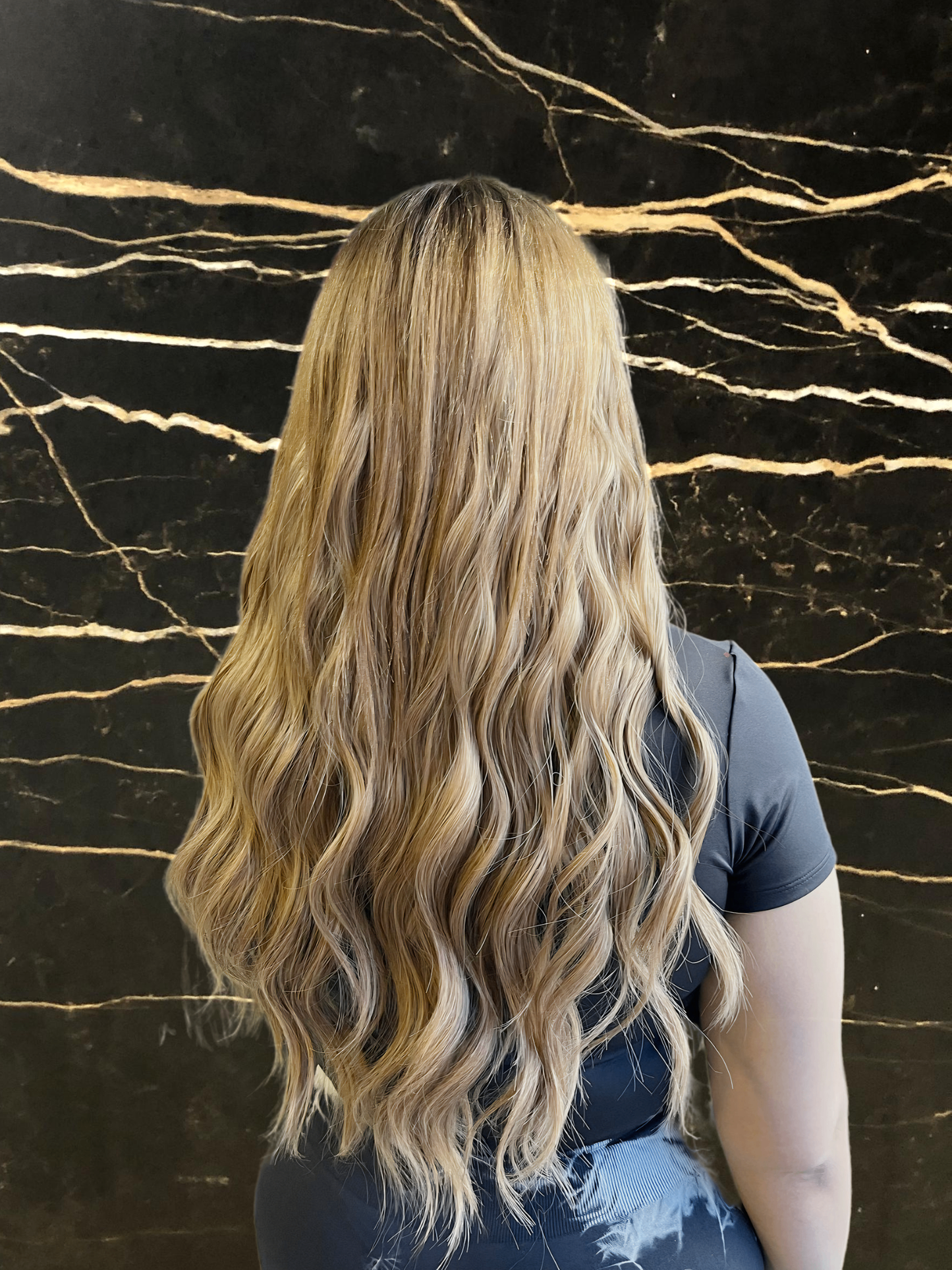 22" Ash Blonde Clip ons
