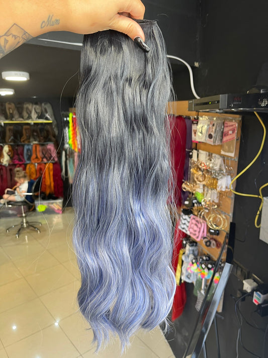 24 Inch Ombre One Piece Clip Ons