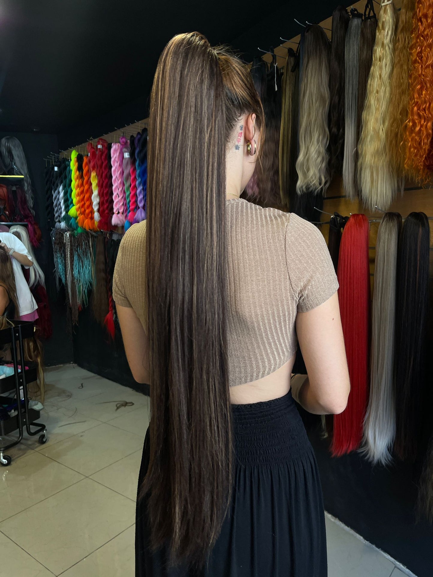 32 Inch Brown Ponytail