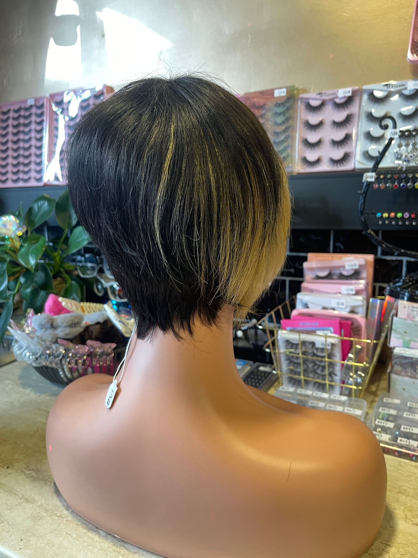 Short Real Human Hair Wig