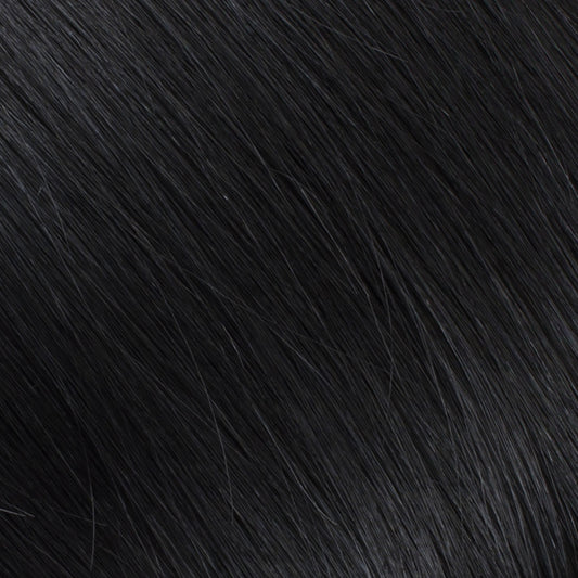 Couture Weft Clip-in Extensions, Jet Black