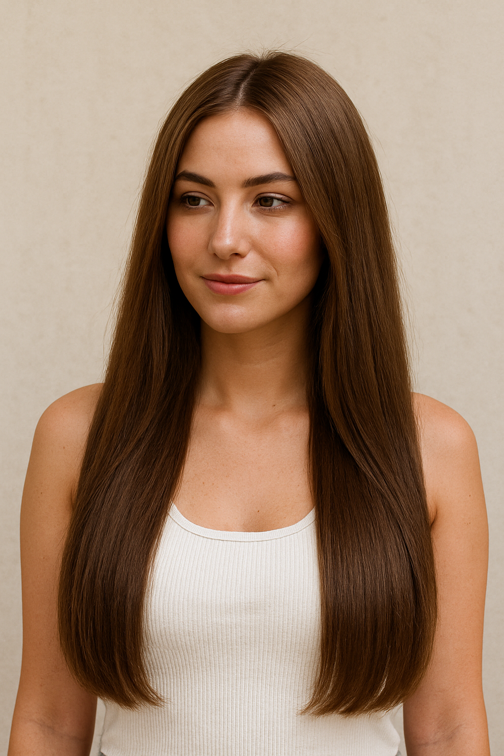 Couture Weft Clip-in Extensions, Mocha Brown