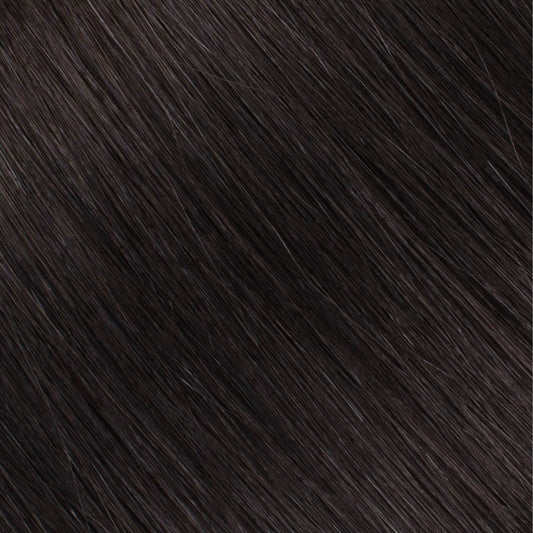 Couture Weft Clip-in Extensions, Natural Black